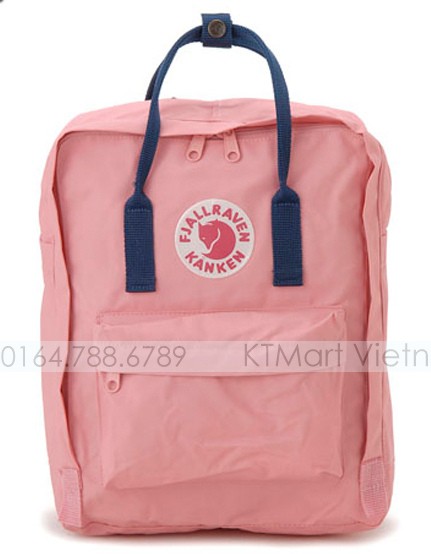 FjallRaven Kanken Mini Kids Backpack Pink Royal-Blue Fjallraven ktmart.vn 2