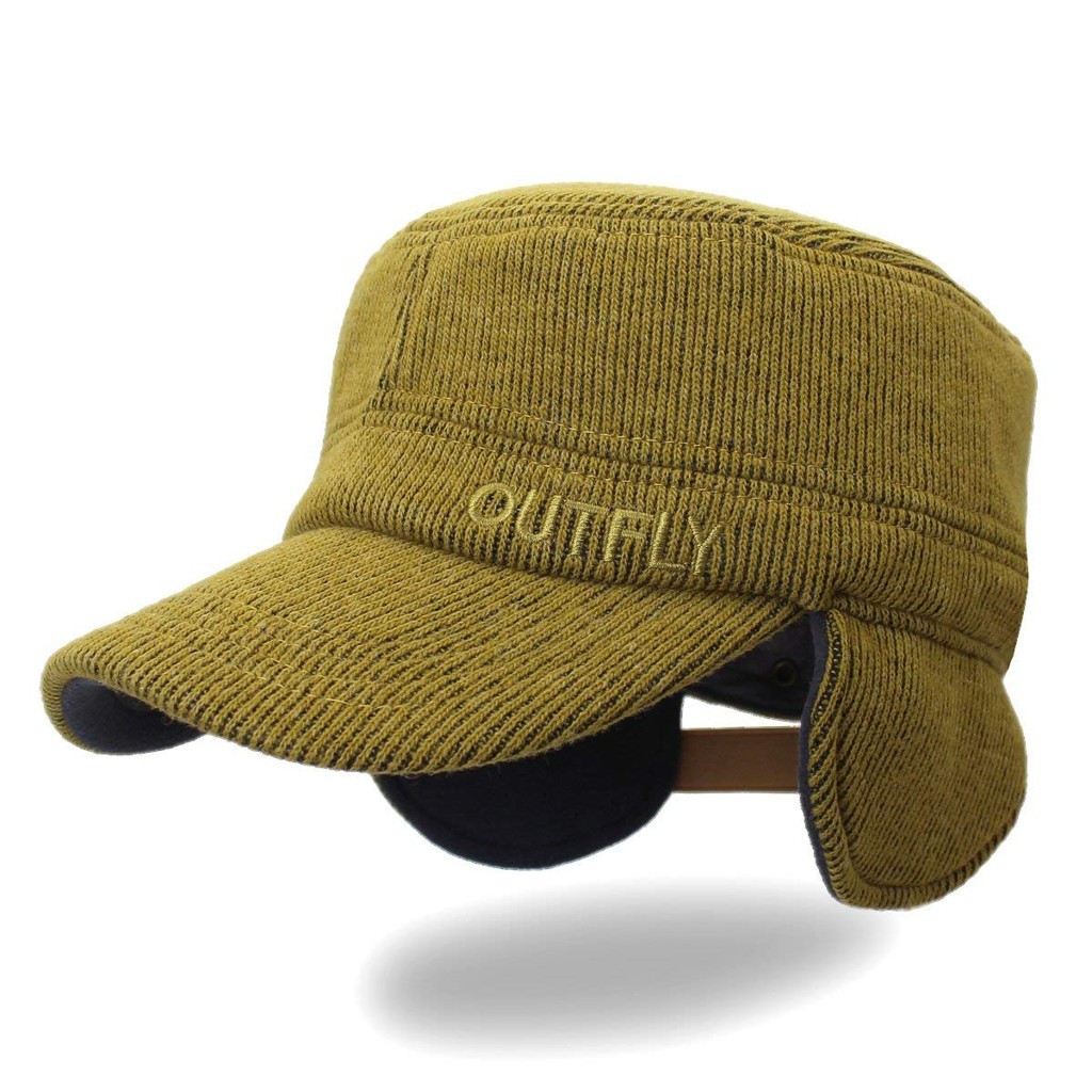 Mũ trùm tai Outfly Unisex Flat Top Cap Army Style Outfly