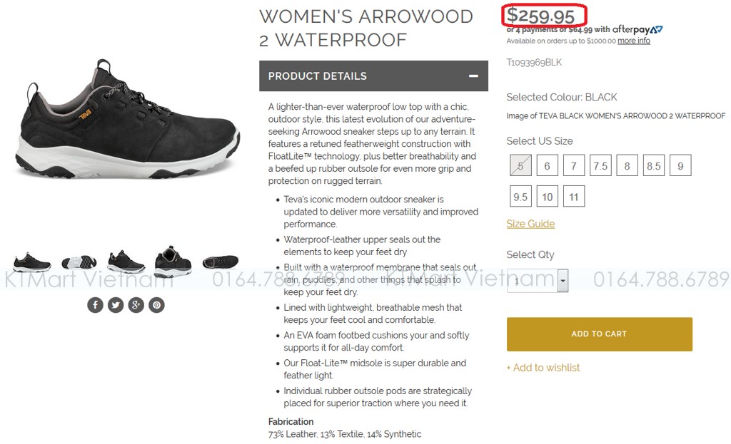 Teva Women’s Arrowood 2 Waterproof Sneaker Boot 1093969 Teva ktmart.vn 9