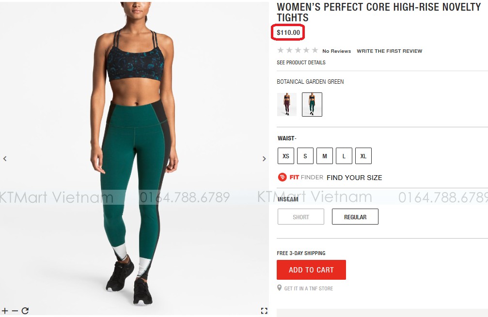 The North Face Perfect Core High-Rise Novelty Tight The North Face ktmart.vn 5