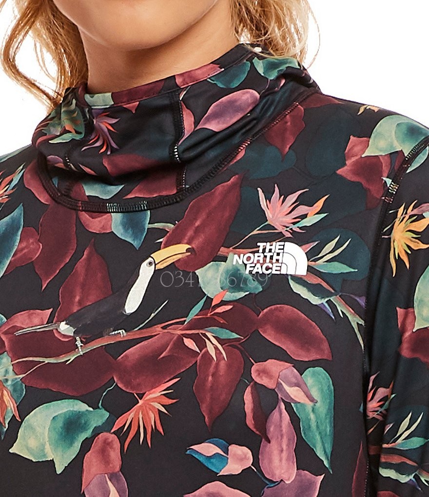 The North Face Tropical Toucan Print Long Sleeve Baselayer Hoodie The North Face ktmart.vn 3