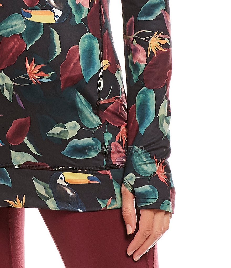 The North Face Tropical Toucan Print Long Sleeve Baselayer Hoodie The North Face ktmart.vn 4