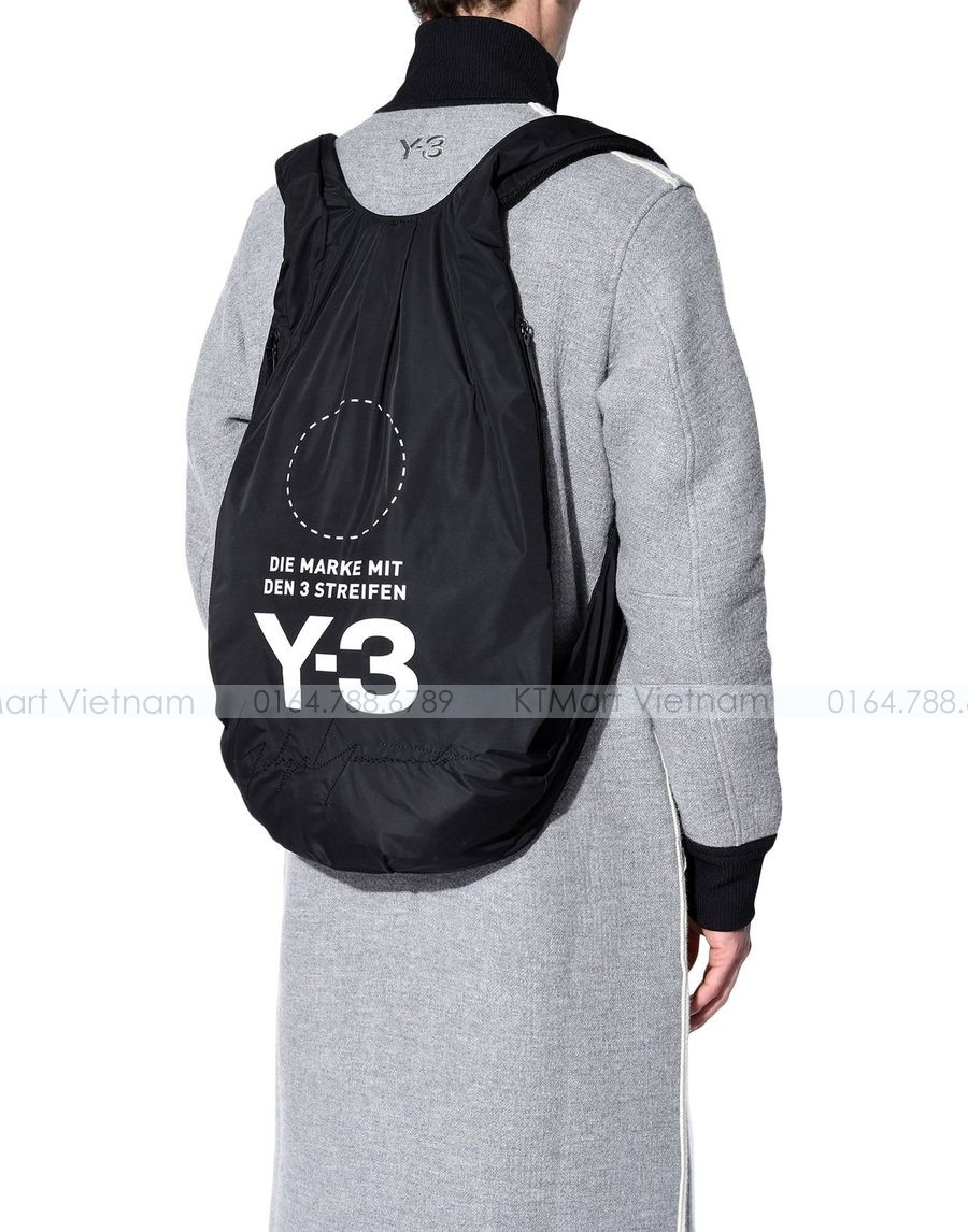 Ba lô siêu Nhẹ Y 3 Yohji Backpack Black Y3