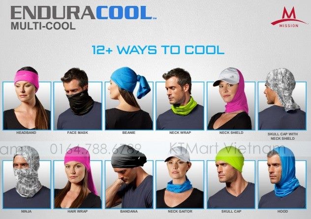 Mission Enduracool Multi Cool Cooling Headwear Mission ktmart.vn 8