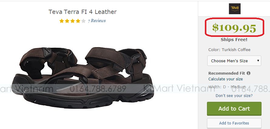 Teva Men’s Terra Fi 4 Leather Sandal 1006251 Teva ktmart.vn 7