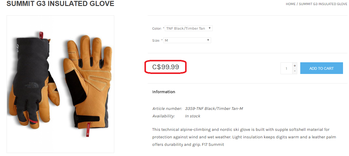 The North Face Summit Series G3 Insulated Glove The North Face ktmart.vn 1