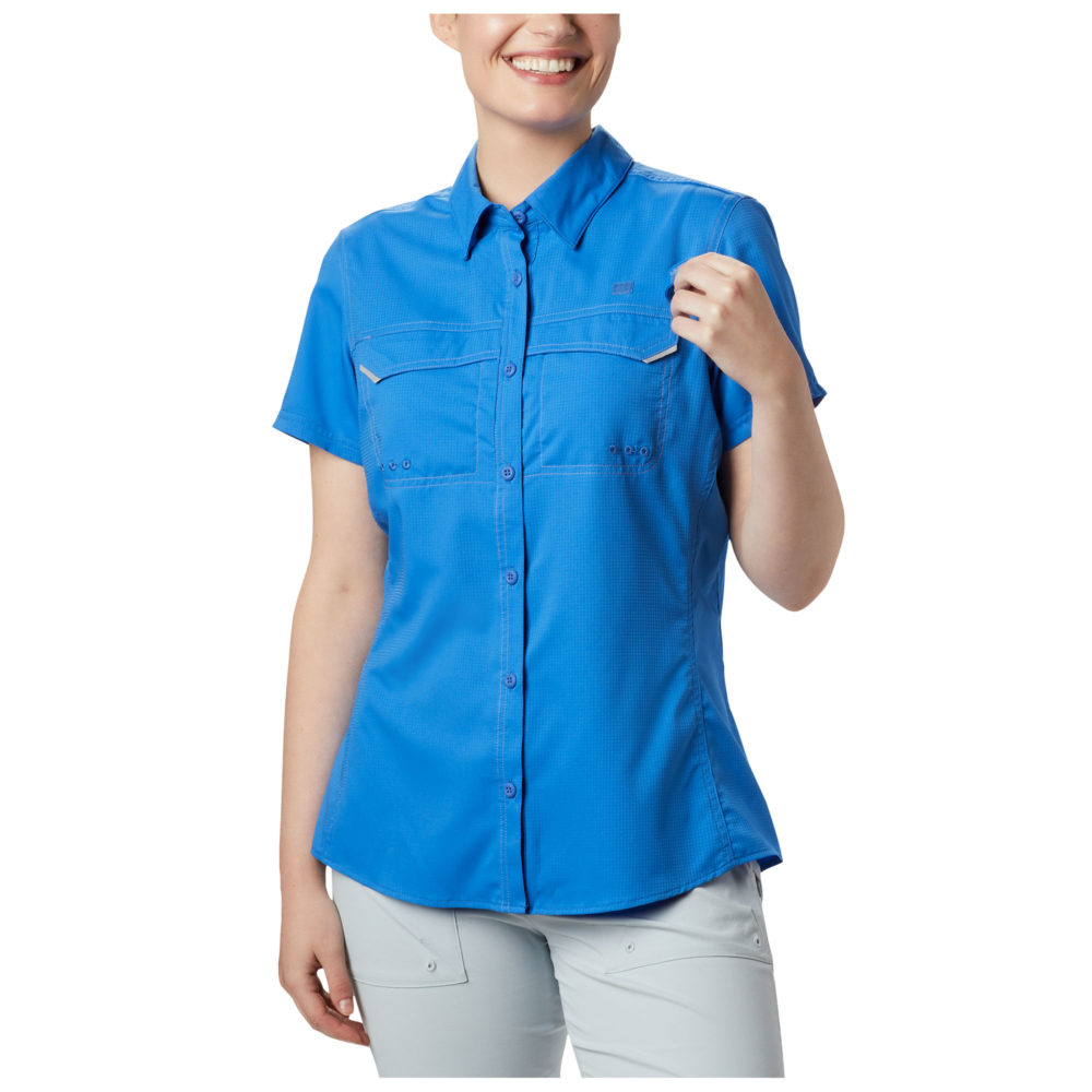 Columbia Women ‘s Lo Drag Short Sleeve Shirt-FL1023 Size xs