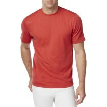 Tasso Elba Mens Space Dye Basic T-Shirt red