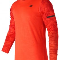 New Balance Max Intensity Long Sleeve Men's 71049 Tops Performance Electric Blue with Atlantic I15c85362