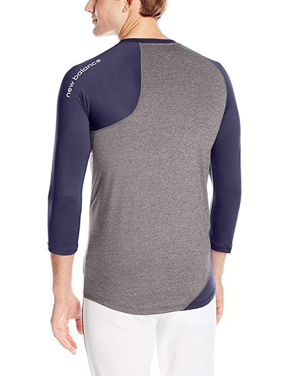 New Balance Men’s Asymmetrical Left Wicking Baseball Shirt6