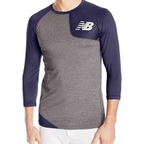 New Balance Men's Asymmetrical Left Wicking Baseball Shirt7