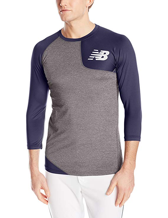 New Balance Men’s Asymmetrical Left Wicking Baseball Shirt7