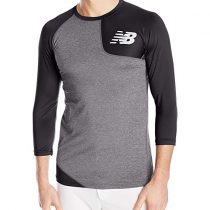 New Balance Men's Asymmetrical Left Wicking Baseball Shirt9