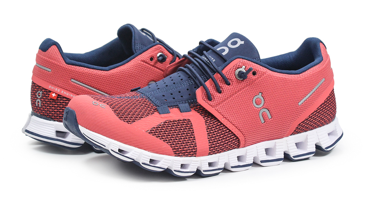Giày chạy bộ On Cloud Women Running Shoes Coral Pacific On Running