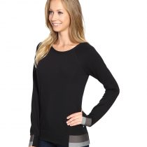 The North Face Street Lounge Crew TNF Black Women's Long Sleeve Pullover NF0A2TFD ktmart.vn 1
