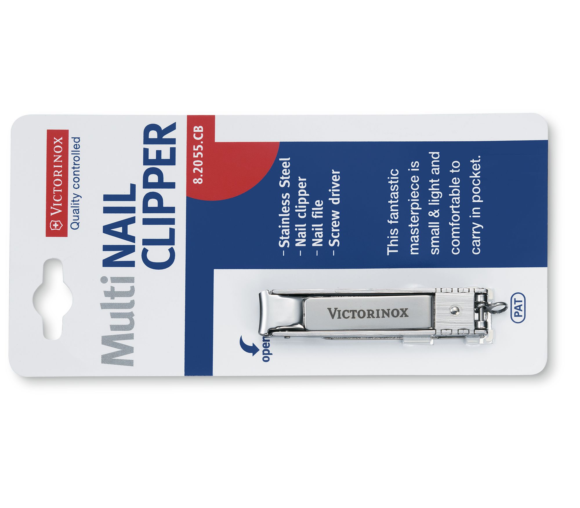 Victorinox Nail Clipper In Silver – 8.2055.CB