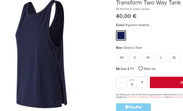 Women s Transform Two Way Tank Top New Balance