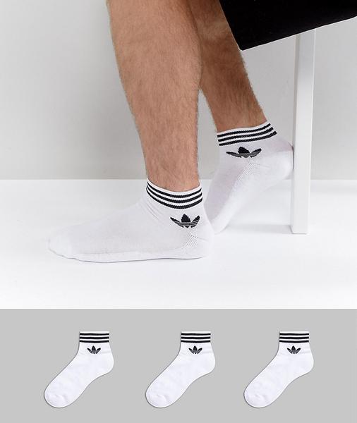 Adidas Originals 3 Pack Ankle Socks In Black AZ5523 Adidas ktmart.vn 11