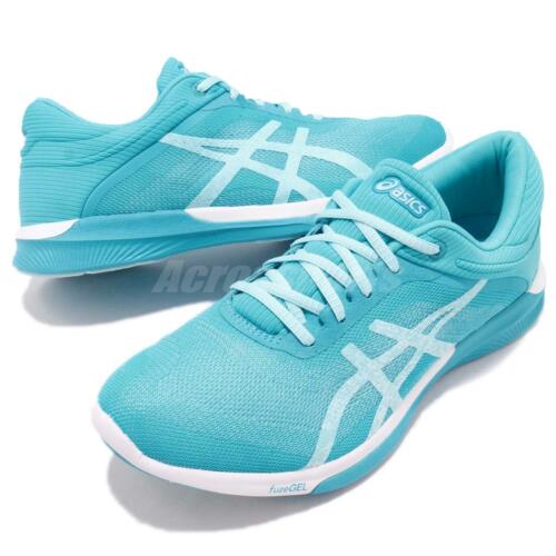 Asics FuzeX Rush Pale Blue White Women Running Training Shoes Sneaker T786N-39013