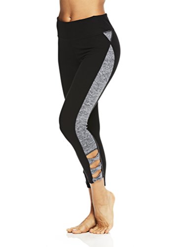 Gaiam-Womens-Om-Capri-Yoga-Pants-Performance-Spandex-Compression-Legging-Black-Twist-Small-0