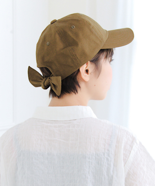 Ribbon CAP 14 + original back ribbon cap Women’s hat BIG