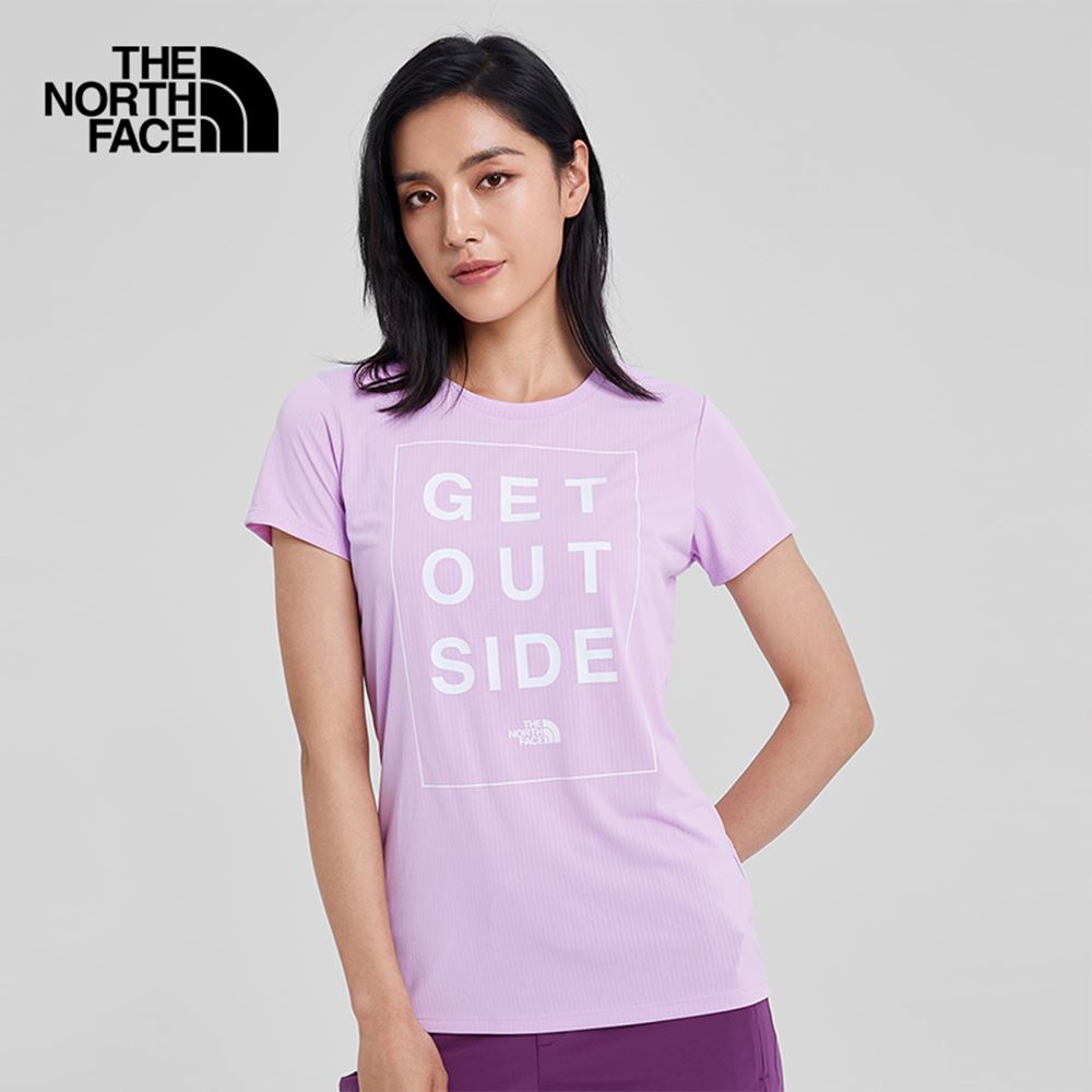 Áo thể thao The North Face Women’s Pink Purple Breathable T-Shirt 3V948VL The North Face