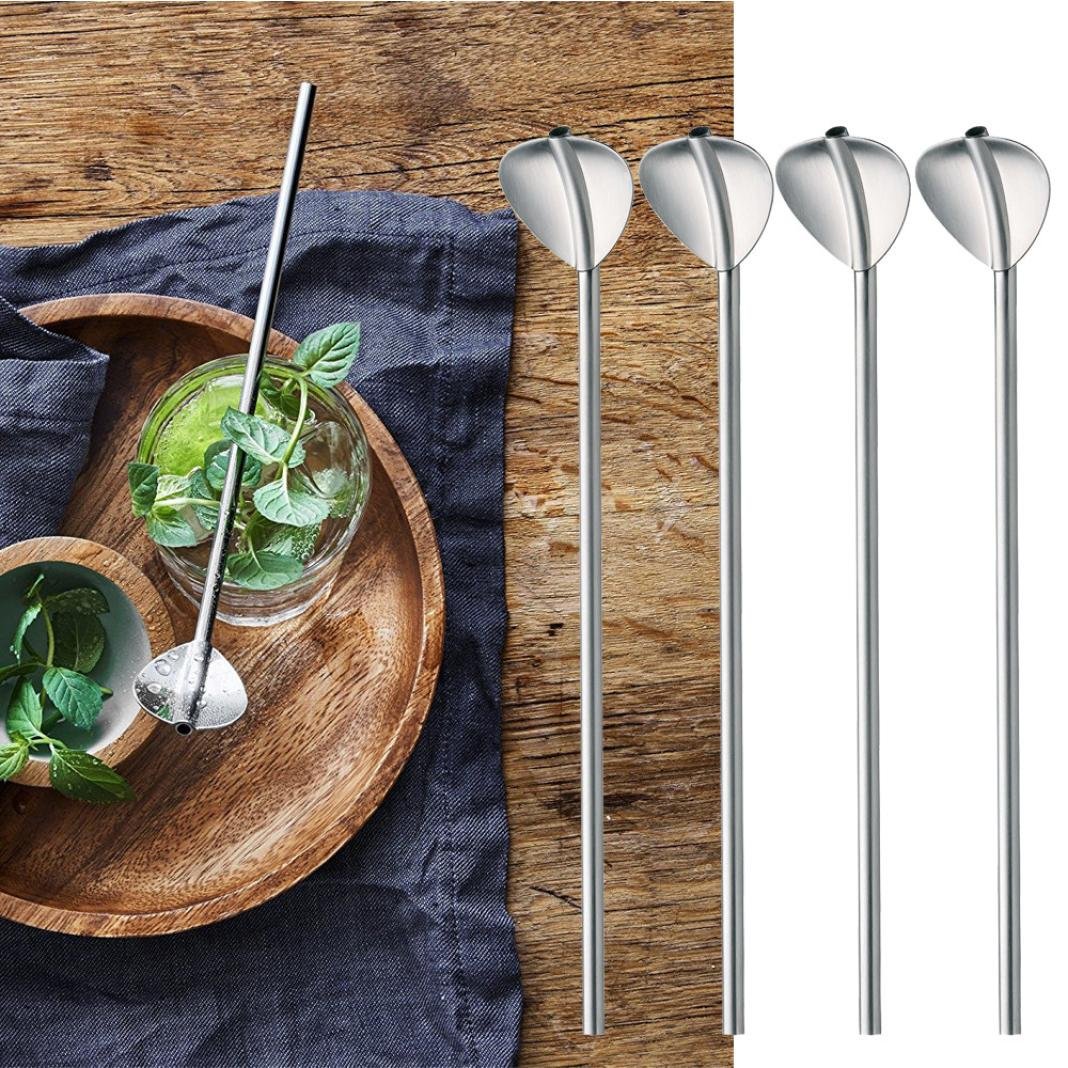 Muỗng Cocktail có ống hút WMF Cocktail Spoon With Straw SET 6 WMF