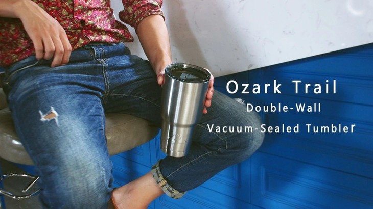 Ozark Trail 30-Ounce Double-Wall, Vacuum-Sealed Tumbler Ozark ktmart 7