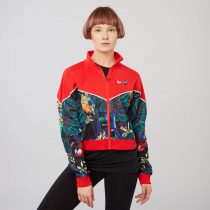Nike Women's Red Tropical Hyper Femme Print Tracksuit Jacket AQ9726 Nike ktmart 0
