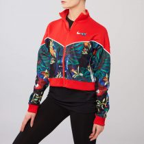 Nike Women's Red Tropical Hyper Femme Print Tracksuit Jacket Nike ktmart 1