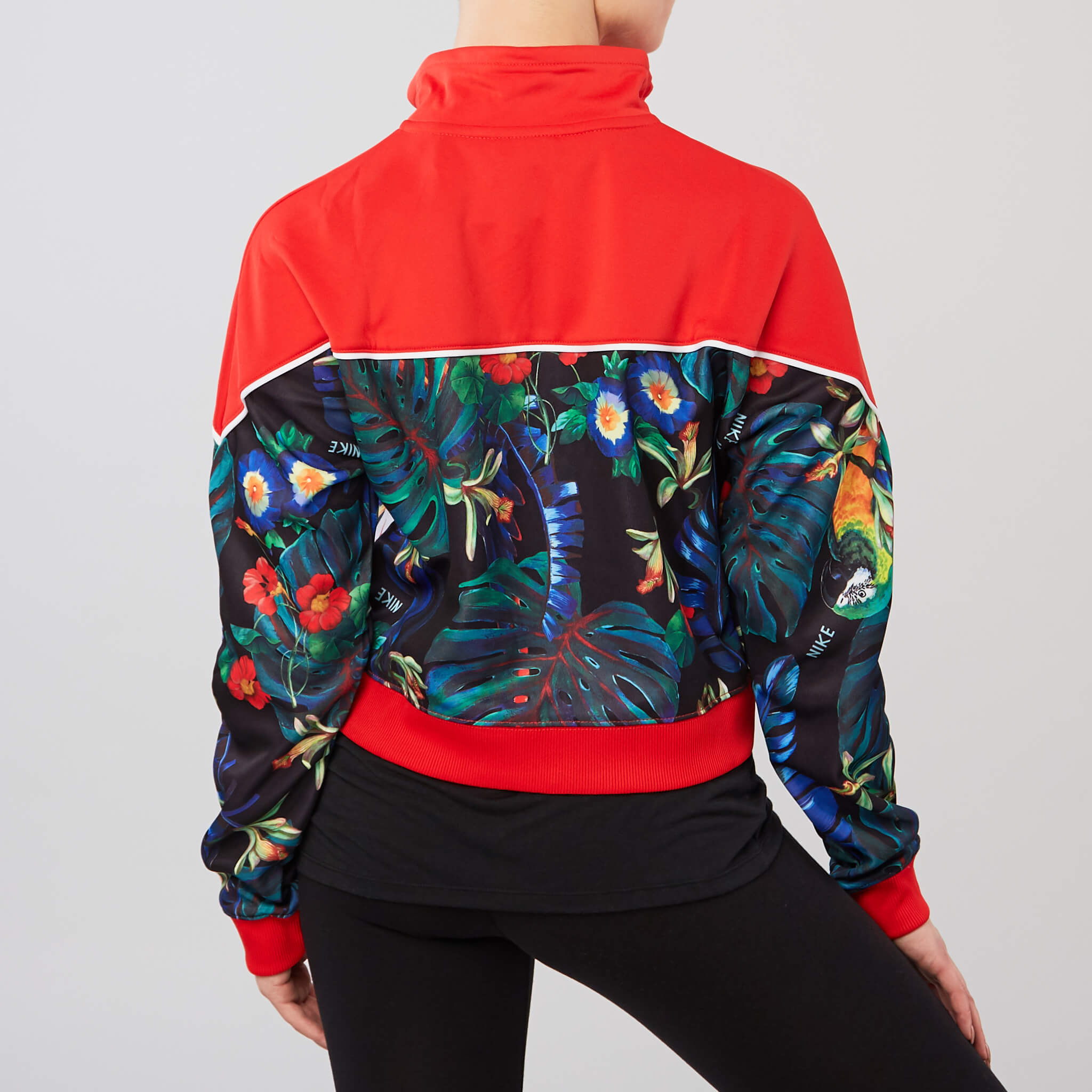Nike Women’s Red Tropical Hyper Femme Print Tracksuit Jacket Nike ktmart 2