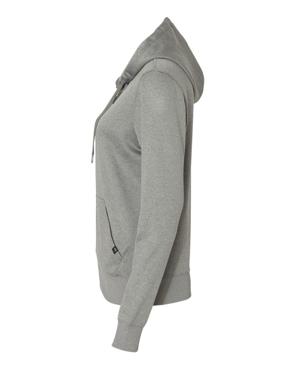 Oakley Women’s Heather Grey Poly Hooded Full-Zip Sweatshirt 561314 Oakley ktmart 4