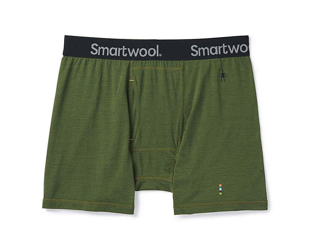 SmartWool Men’s Merino 150 Pattern Boxer Brief Chive SW014012 Smartwool ktmart 0
