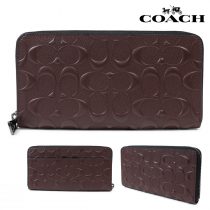 COACH long wallet men coach wallet F58113 mahogany2
