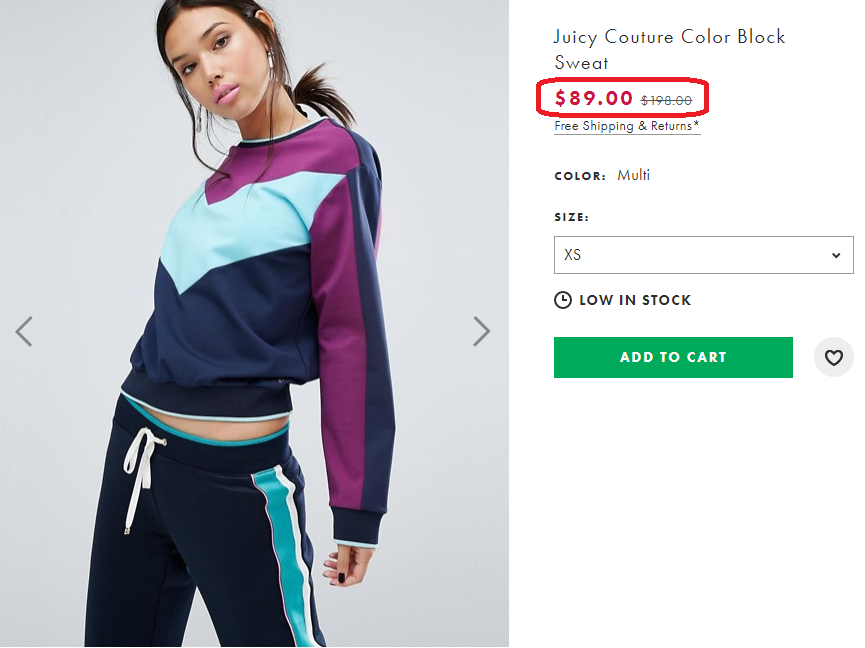 Juicy Couture Color Block Sweat Juicy Couture ktmart 5