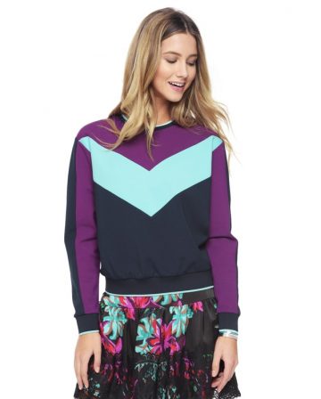 Juicy Couture Colorblock Ponte Pullover WFKT63257 Juicy Couture ktmart 0