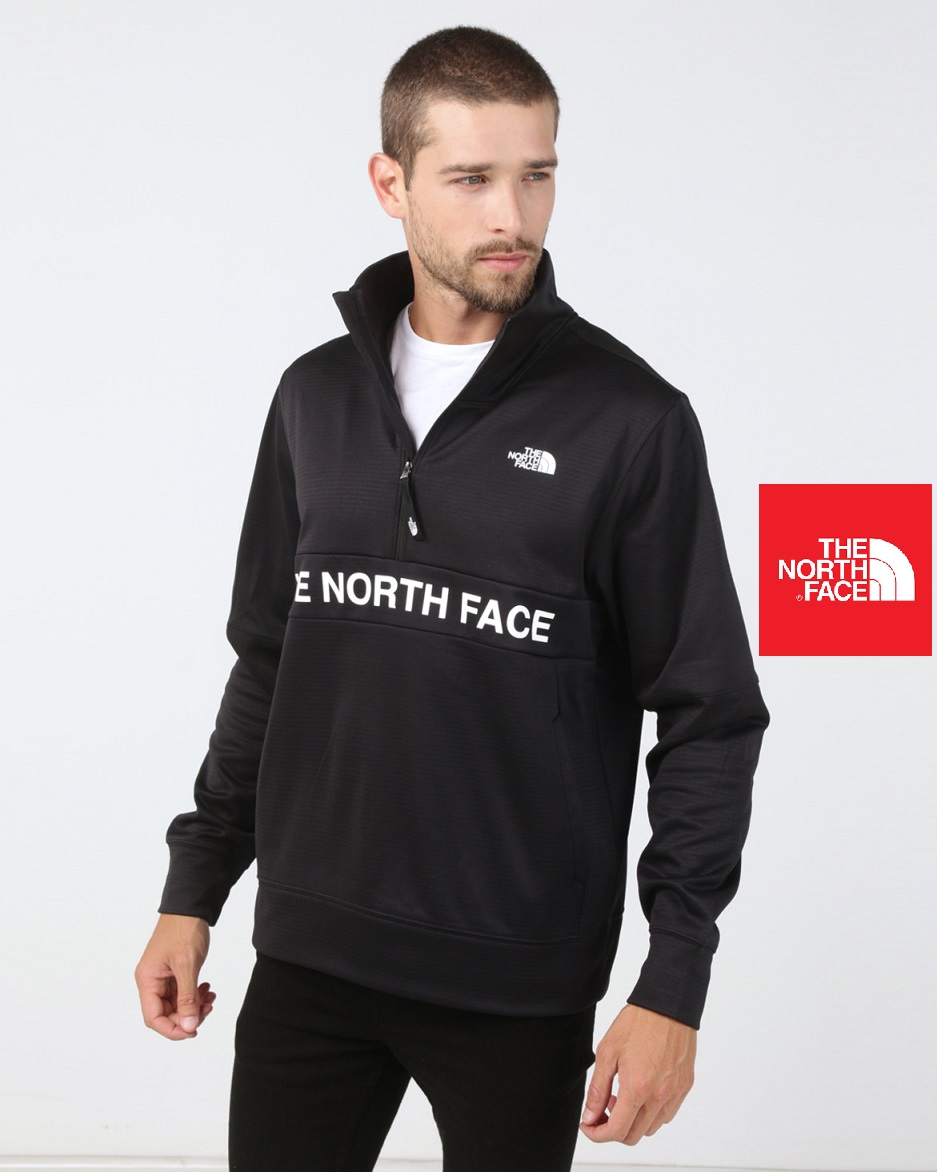 The North Face Men Train N Logo 1/4 Length With Zipper Polar NF0A3O13 The North Face size M