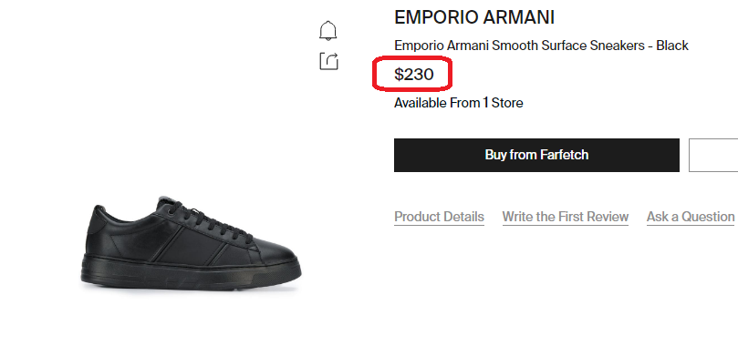 Emporio Armani Smooth Surface Sneakers X4X287XM096 Emporio Armani ktmart 4