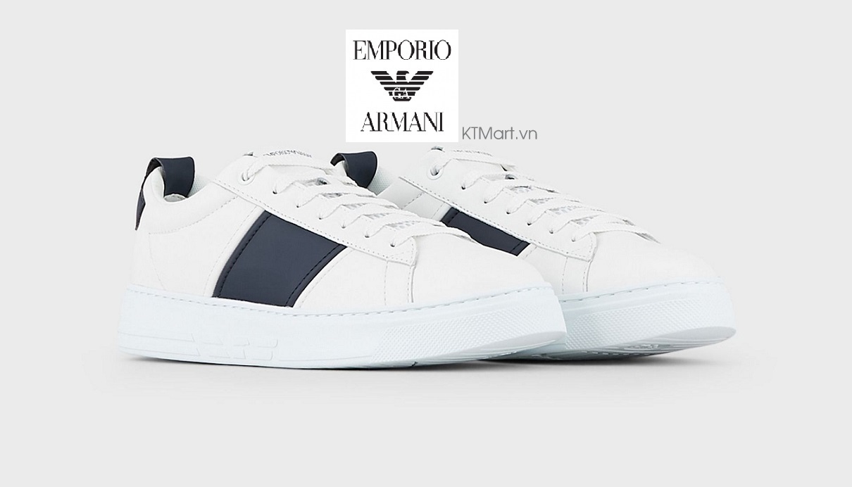 Emporio Armani Travel Essential Leather Sneakers X4X287XM0961A836 Emporio Armani size 40