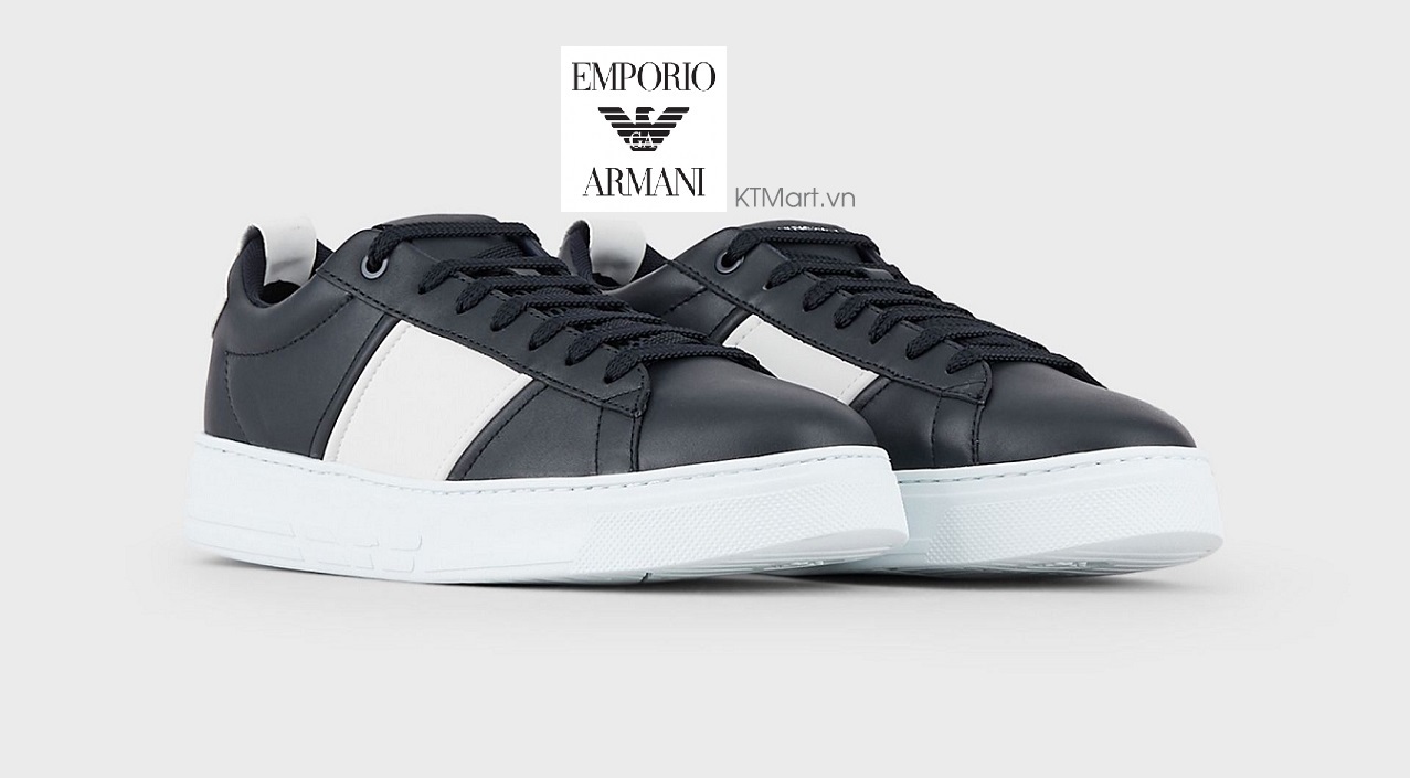 Emporio Armani Travel Essential Leather Sneakers X4X287XM0961A836 Emporio Armani size 41