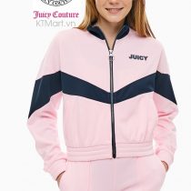 Juicy by Juicy Couture Cropped Pink Zipper Sweatshirt Juicy ktmart 0