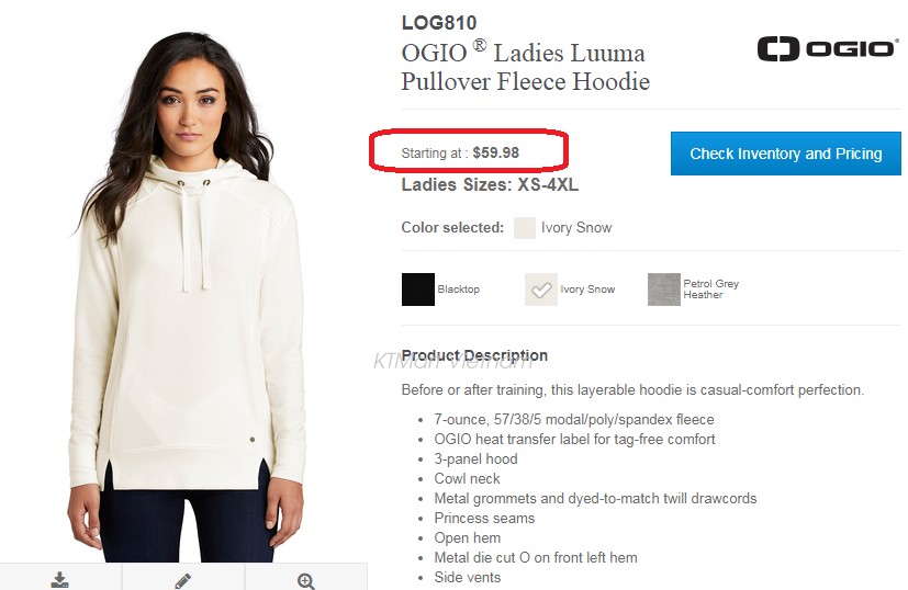 OGIO ® Ladies Luuma Pullover Fleece Hoodie LOG810 OGIO ktmart 8