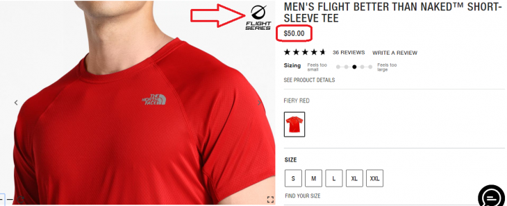 The North Face Flight Better Than Naked T-Shirt NF0A3F1M The North Face ktmart 6