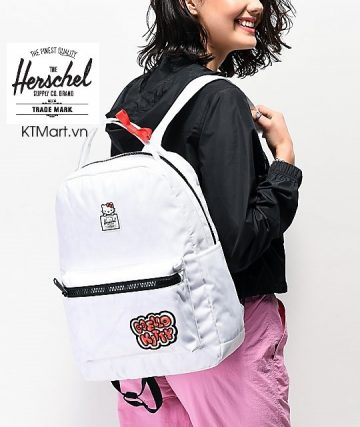 Herschel Supply Co. x Hello Kitty 45th Anniversary Nova Mid White Backpack Herschel ktmart 1