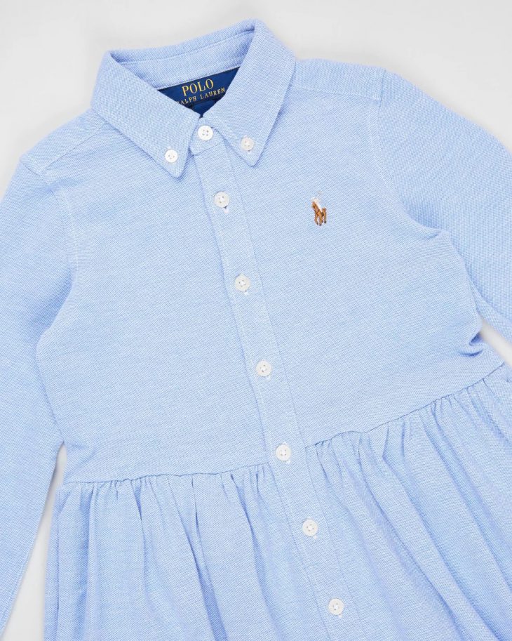 Polo Ralph Lauren Mesh Oxford Dress – Kids