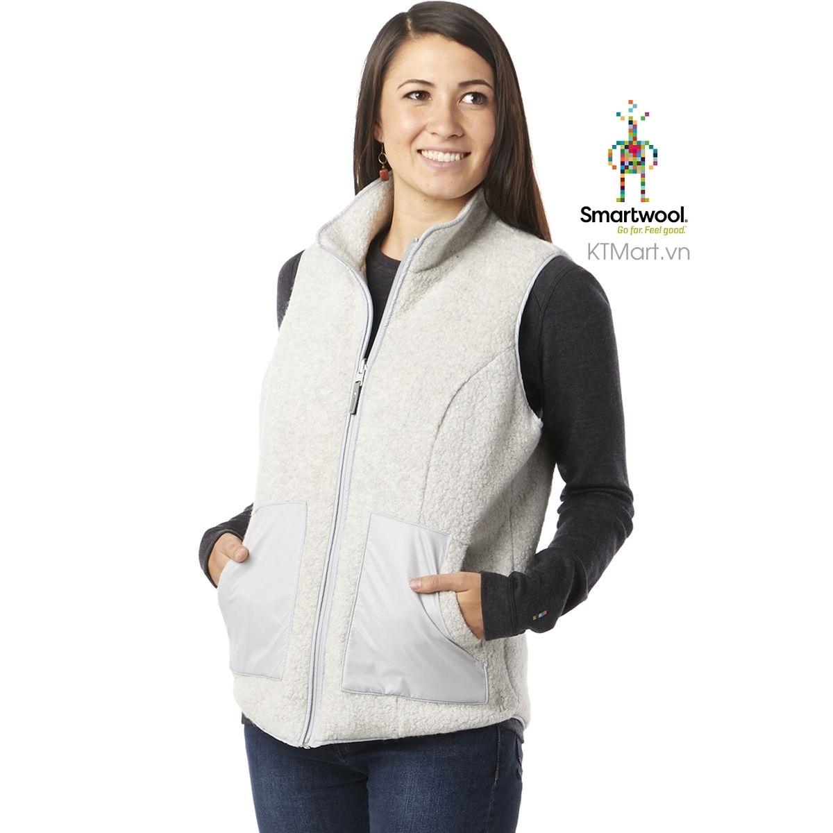 Smartwool Women’s Anchor Line Reversible Sherpa Vest SW019268 Smartwool size XS