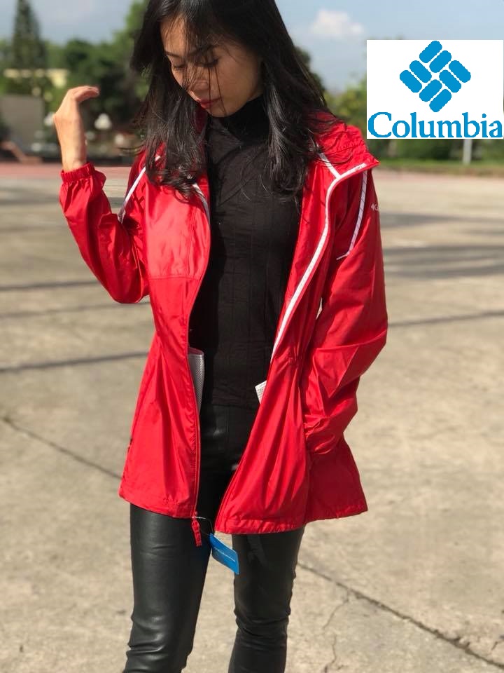 Women’s Columbia Flashback Long Full-Zip Windbreaker Jacket C1992WO Columbia size S