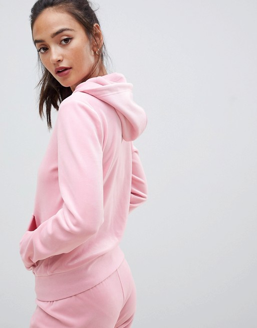 Juicy Couture Black Label luxe velour zip through hoodie