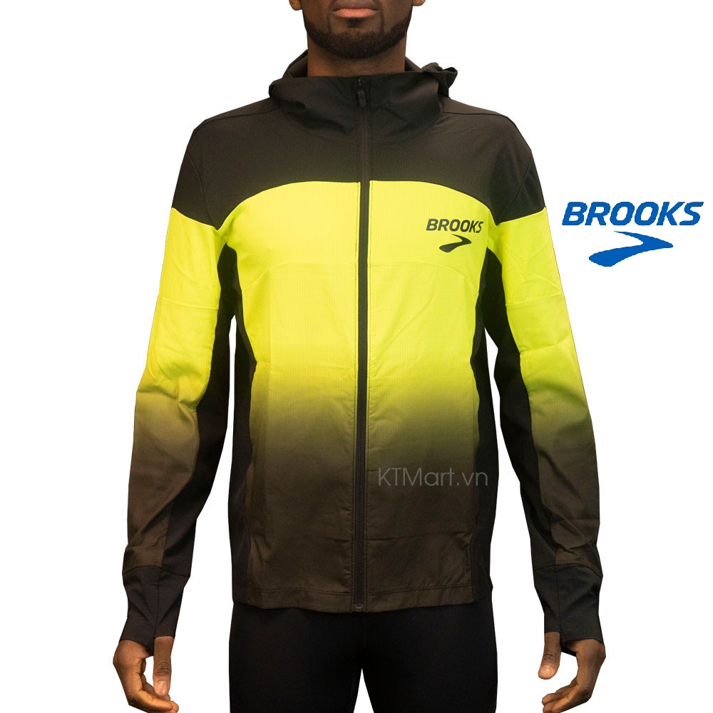 Áo gió chạy bộ Brooks Men’s Elite Canopy Jacket 211143 Brooks size M