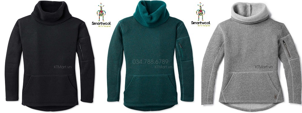 Smartwool Womens Hudson Trail Pullover Fleece Sweater SW000313 Smartwool ktmart 8